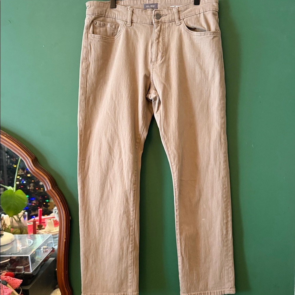 DL1961 Avery Relaxed Straight Mens 32x30 Cedarwood Performance Jeans